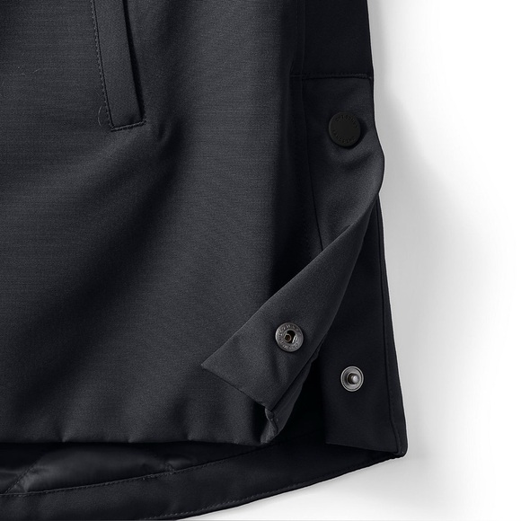 Lands’ End Women's Expedition Down Waterproof Winter Parka Coat black - Picture 8 of 10